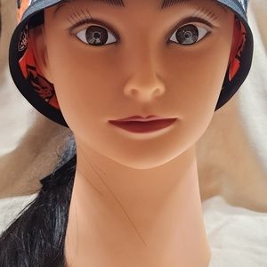 Black and Orange Bucket Hat